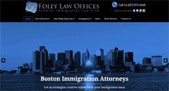Desktop Screenshot of foleylawoffices.com